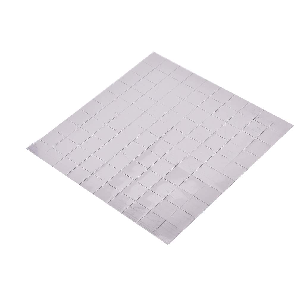 CABINE Cuscinetto in Silicone Gpu Cuscinetti Termici per Cpu Dispositivo Di Raffreddamento Dissipatore Di Calore Conduttivo Grigio 20X20Mm Doppio Lato Viscoso 100Pc, Spessore 0.5/1/2/3.0Mm/2Mm