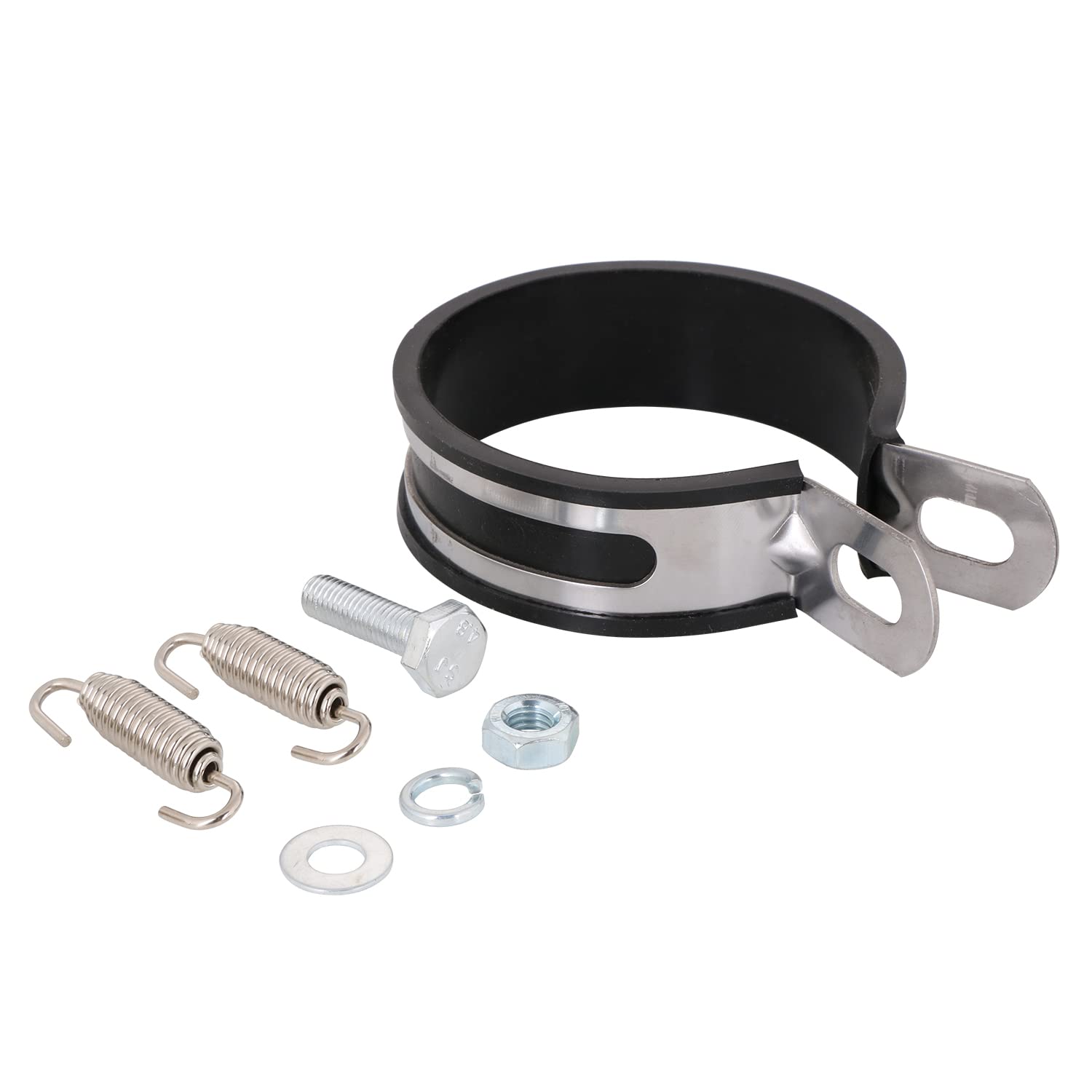 Motorrad Auspuff Universal - 51 mm Universal Motorrad Auspuff Sportauspuff mit für Dirt Bike Street Bike Scooter ATV