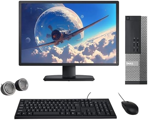 PC Ufficio Monitor 22 Pollici Computer Desktop DELL Optiplex 3020 Ricondizionato - Intel I3, 8GB RAM, 500GB HDD, Monitor 22" PC Ufficio Con Monitor 22 Pollici - Foto 3