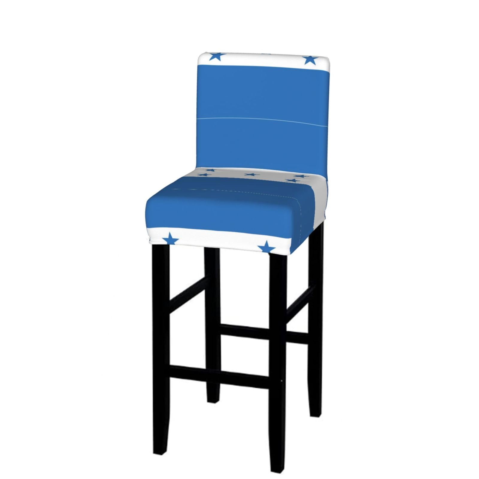 Flag of Honduras Bar Stool Cover-Stretchy Chair Slipcover for Kitchen