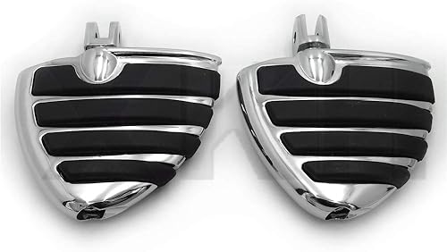 SMT- - Mini tablas de suelo cromadas con adaptadores compatibles con Harley 2018 y posteriores FXBB FXBR FXBRS FXLR B07P6DJM8F