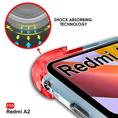 Image of TheGiftKart Crystal Clear Back Cover Case for Mi Redmi A1 / A2 | Shockproof Soft TPU Case | Cushioned Edges for Ultimate Protection Back Cover Case (TPU, Transparent)