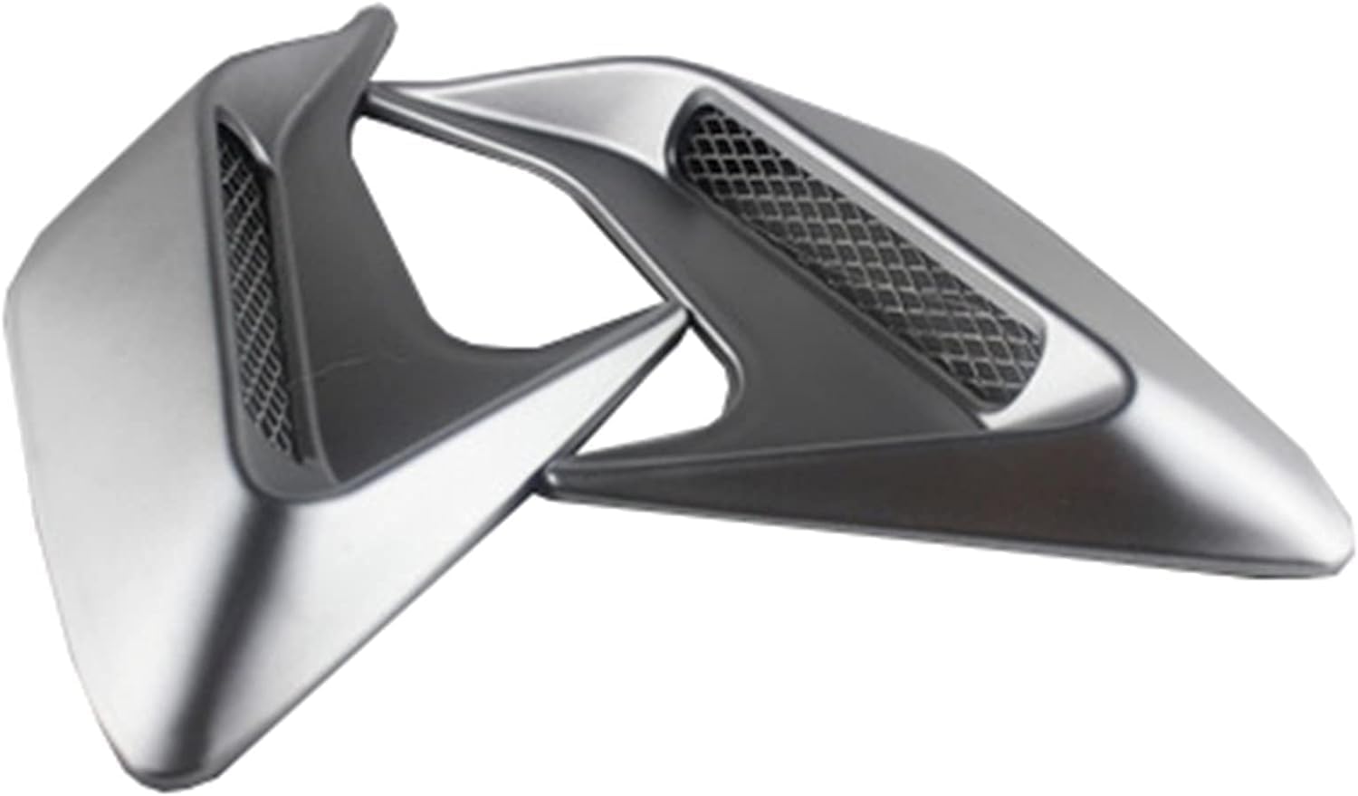 Automotive Accessories Car Air Intakes 2 Pcs Silver Hood Scoops Vents Hood Vent Scoop Covers