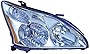 Gold Shrine For Lexus RX330 2004 2005 2006/RX350 2007 2008 2009 Headlight Lamp USA Built Halogen Passenger Right Side