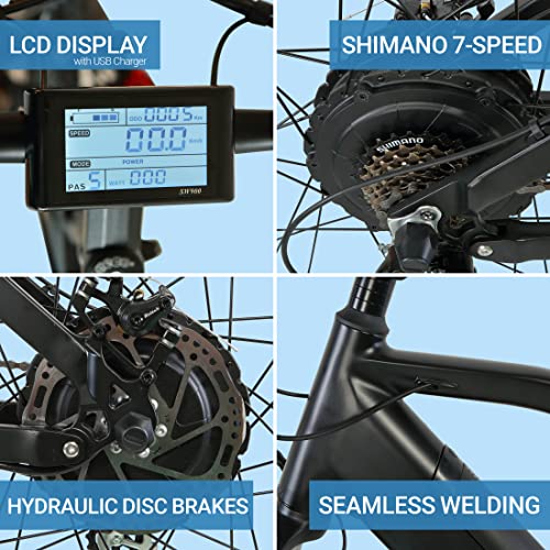 COMFYGO Robusto Electric Bike,Road Motor Ebikes,Electric Bicycle for Adults,Bicicleta Electrica para Adultos,Mountain Bike,750 W 26 * 3" Fat Tire E Bikes,10.4AH Up to 40 Miles Per Charge,26 Mph Ebike - Image 4