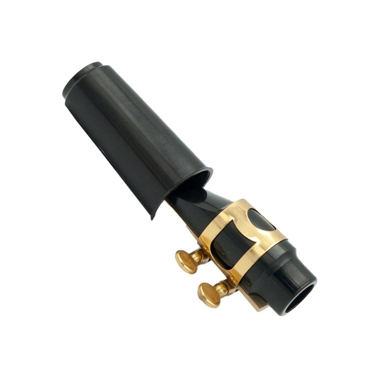 Części do Saksofonu Instrumentów Ustnik Do Saksofonu Altowego Tenorowego O Wysokim Tonie Z ABS, Ze Złotym Klipsem, Nasadką Z ABS I Częściami Zamiennymi Do Trzciny (Color : High)