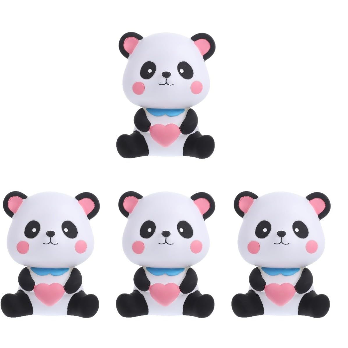 Operitacx 4 Piezas Alcancía Decorativa de Panda en PVC Vinilo para