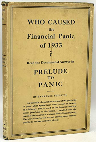 Prelude to Panic; the Story of the Bank Holiday B001EZ25VW Book Cover