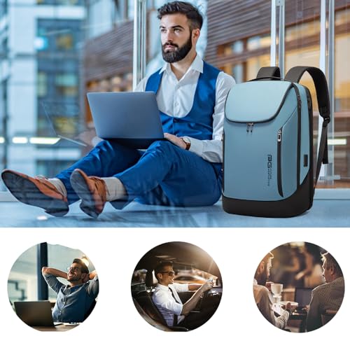 Image of BANGE Business Smart Backpack Waterproof fit 15.6 Inch Laptop Backpack with USB Charging Port,Travel Durable Backpack