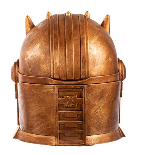 Mando Armorer Helmet Blacksmith Cosplay Mask Costume Props for Adult (Resin)