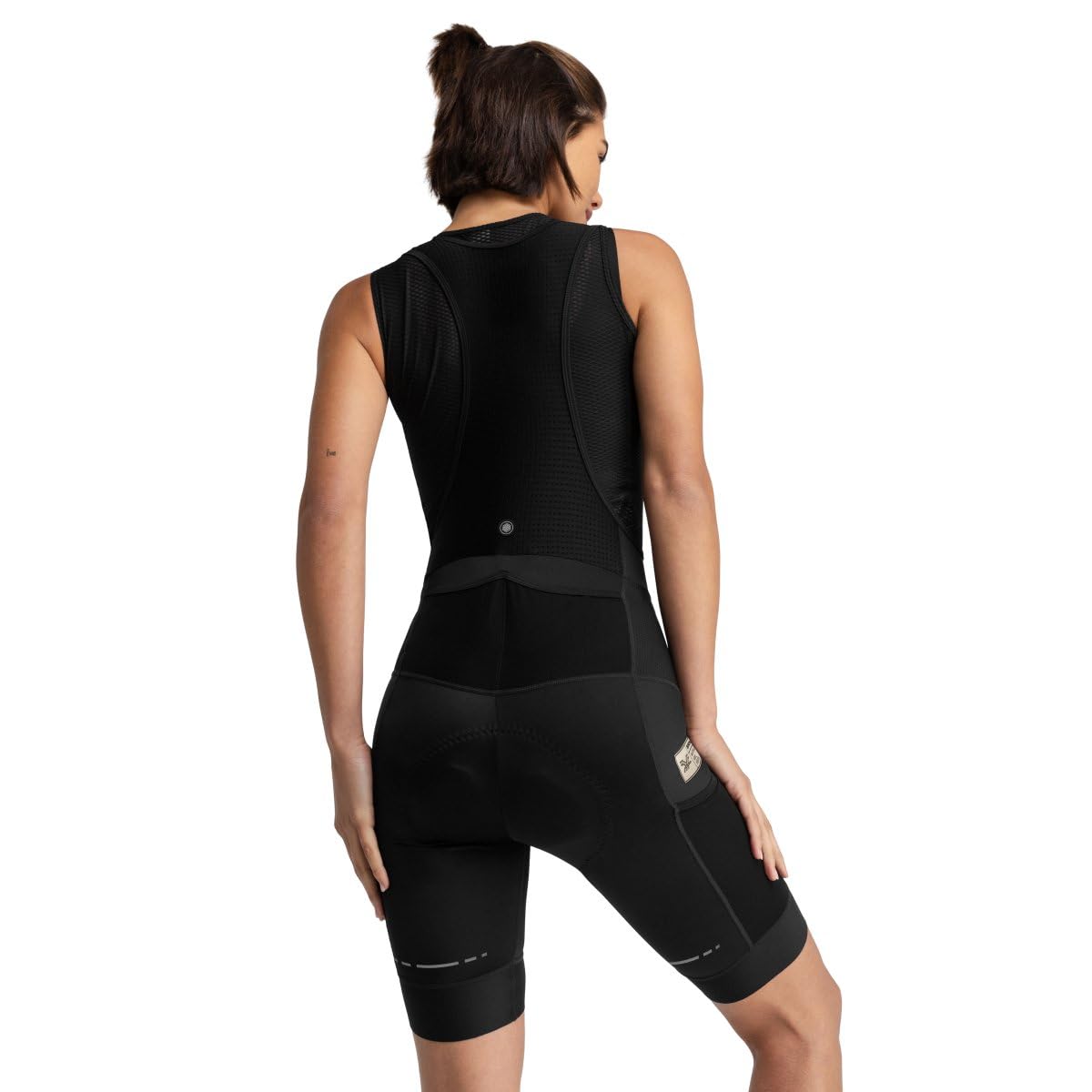 SIROKO Culote Corto Gravel Ciclismo Jet Negro