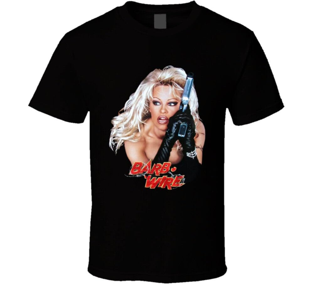 FMCA Barb Wire Pamela Anderson Movie T Shirt BlackSmall