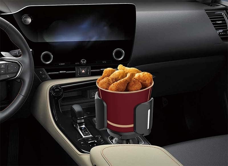 Miniatura 9 de Adaptador expansor de portavasos para automóvil, extensor de portavasos con brazo y base ajustables, universal compatible con Yeti Ramblers14-46oz,