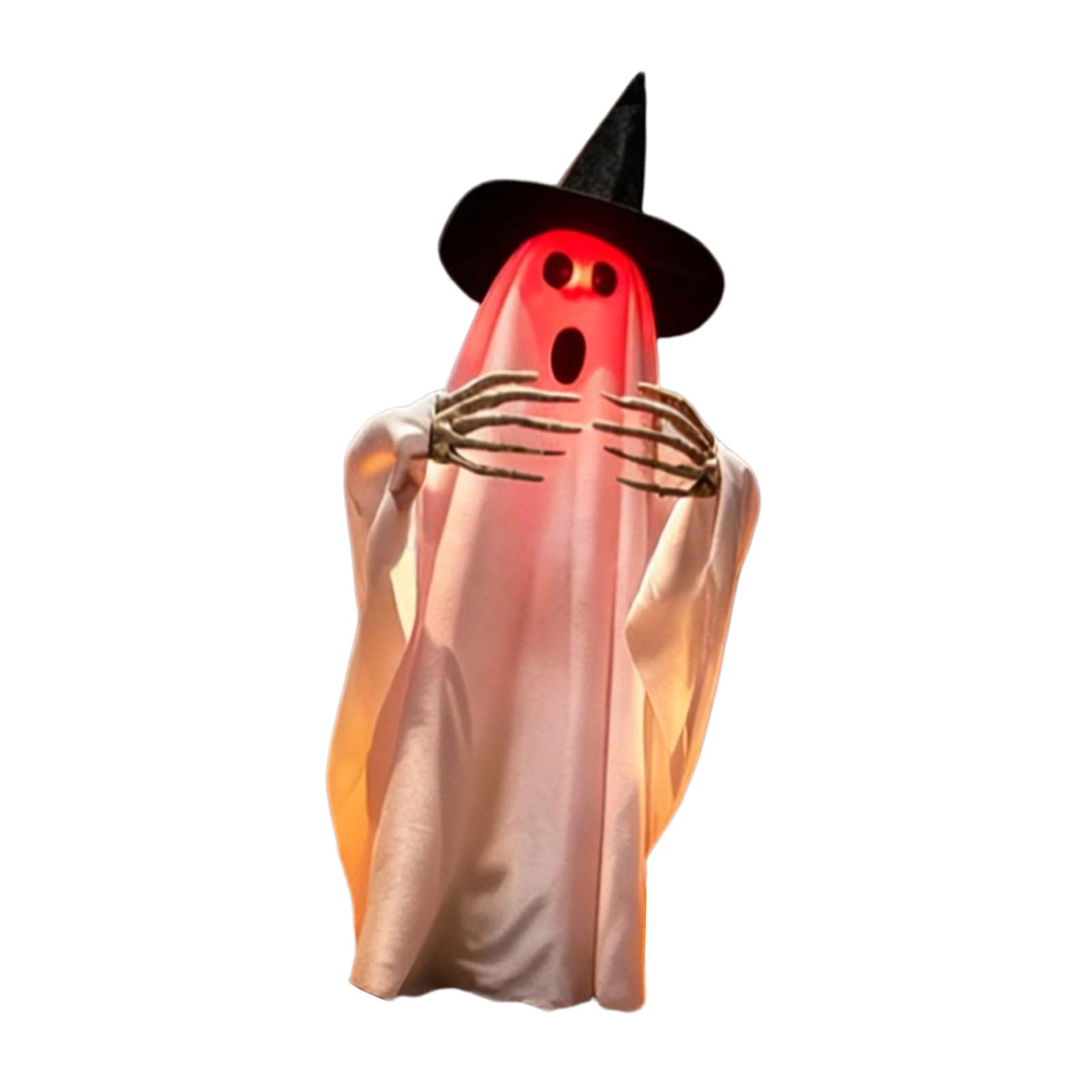 Zxfdsfdbnm Sound Controlled Moving Specters with LED Lights and Rotating Function Eerie Party Decoration Ideal for Halloween Home Decor Animated Halloween Props