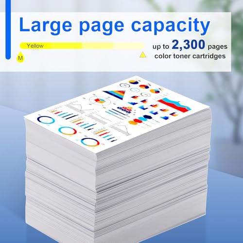 Image of NineLeaf TN227 Yellow Toner Cartridge 2 Pack for MFC-L3770CDW HL-L3270CDW | Replacement for Brother TN-227 TN227Y TN223 TN223Y High Yield use with HL-l3290CDW HL-l3210CDW MFC-L3710CDW MFC-L3750CDW