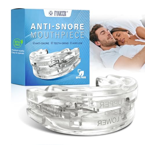 Dispositivos Anti Ronquidos, Férula Antironquidos Ajustable, Protector Bucal Para Dormir, Reduce Ronquidos & Mejora Respiración, Reduce Snoring, Solución Contra Ronquidos
