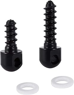 Dioche Sling Swivel Studs, Quick Detach Sling Screw Studs Base with White Spacers Fits for Most Hunting (2pcs) - Dioche