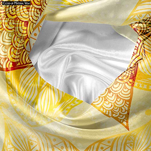 Image of ArtzFolio Ethnic Beige Ornament | Reusable Sack Bag | Bag for Gym, Storage, Vegetable & Travel