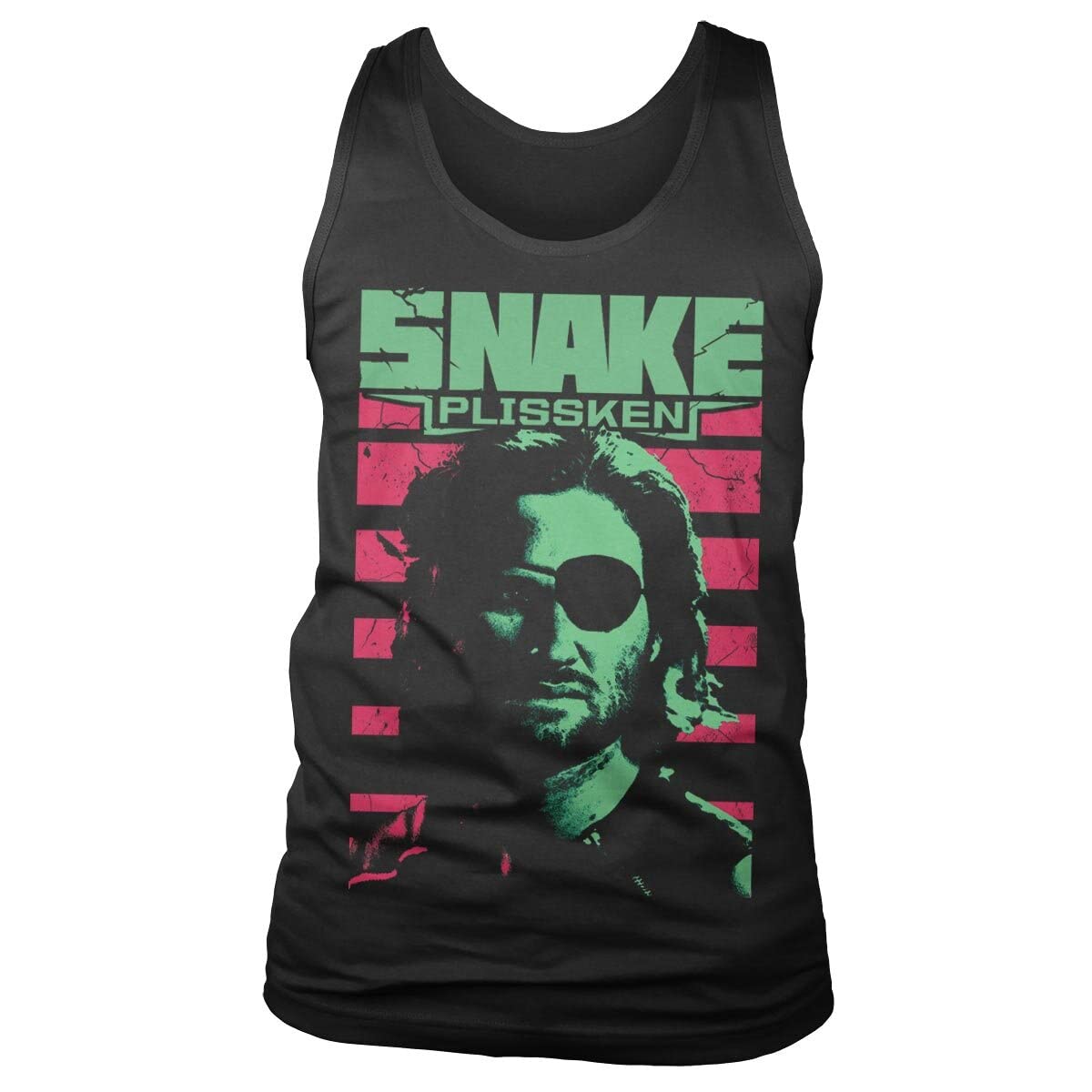 Escape From New York Officially Licensed Snake Plissken Mens Tank Top Vest (Black), Small