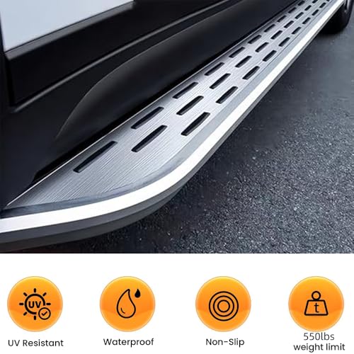 Estribos laterales para Toyota Highlander Kluger 2009-2013 miniatura 2
