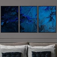 3 Piece Framed Canvas Wall Art 3D Contemporary Canvas Prints Home Artwork Decoration for Living Room,Bedroom - 16