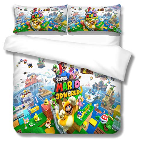 Itscominghome - Juego de ropa de cama infantil con diseño de Super...