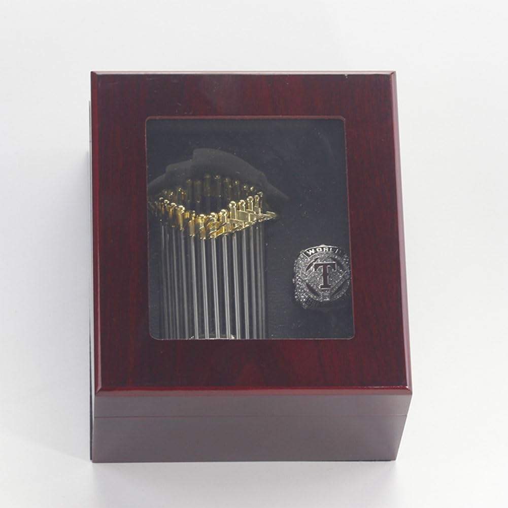 Collezioni di Videogiochi, Set di trofei dell'anello del Campionato Rangers 2023 Replica con espositore, Souvenir da Collezione, miglior Regalo(10#)