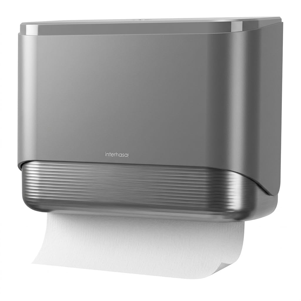 interhasa! Commercial Paper Towel Dispenser Wall Mount - ADA Compliant Multifold Trifold & C-Fold Hand Towel Holder for Restroom, Office, Clinic.