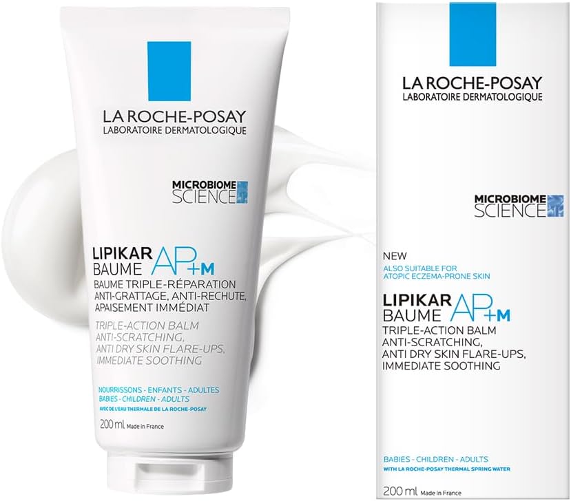 La Roche-Posay Lipica Face & Body Balm, AP+M, Shea Butter, Niacinamide, 7.1 oz (200 g) (x 1)