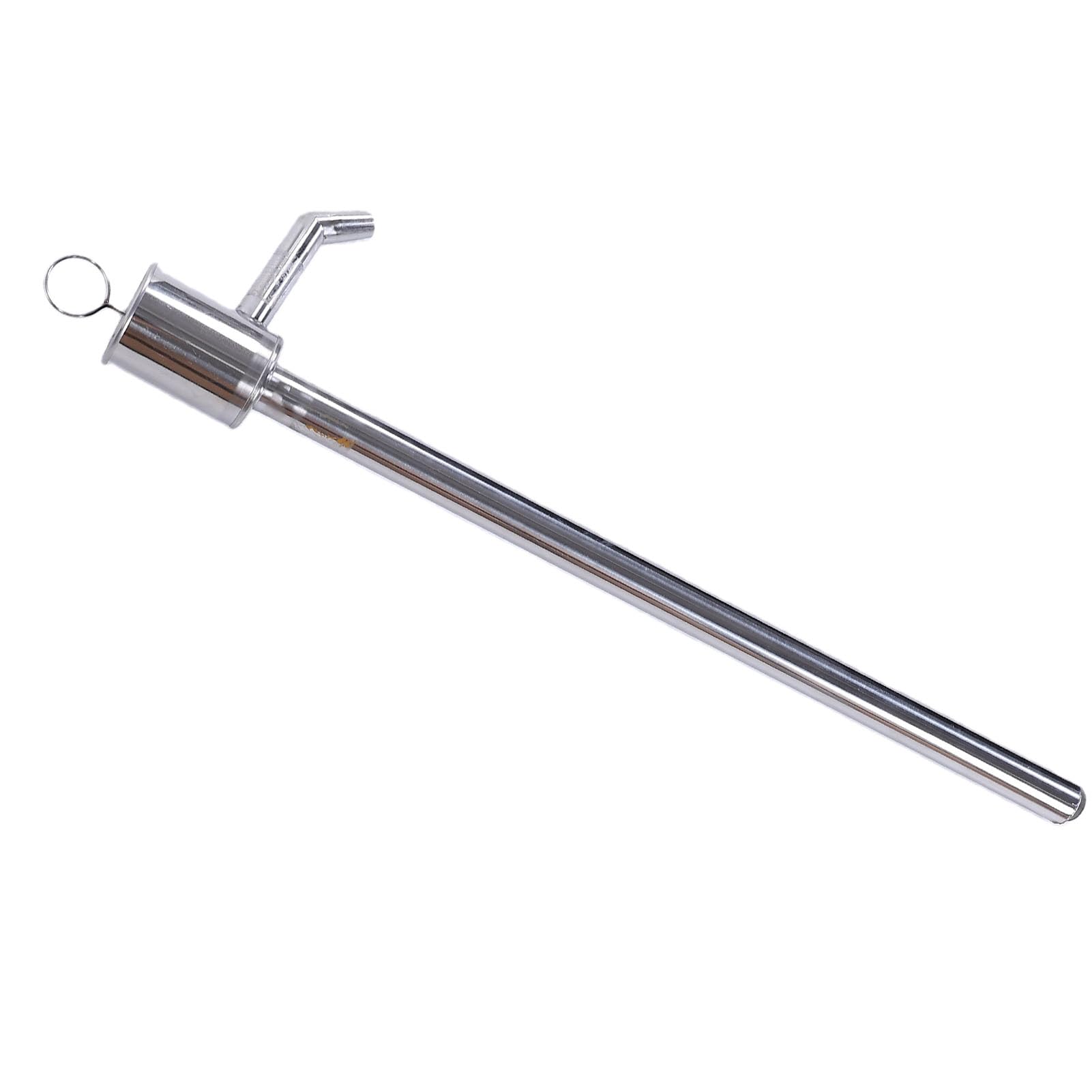 FTVOGUE Bomba de Aceite Manual Bomba de Transferencia Manual de Acero Inoxidable de 70,5 Cm para Cubos de 20 L, 30 L, 40 y Tanques de Vino, Resistente Al óxido, Resistente Al Desgaste para Agua,