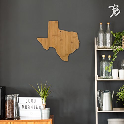 Texas Shaped Bamboo Serving & Cutting Board