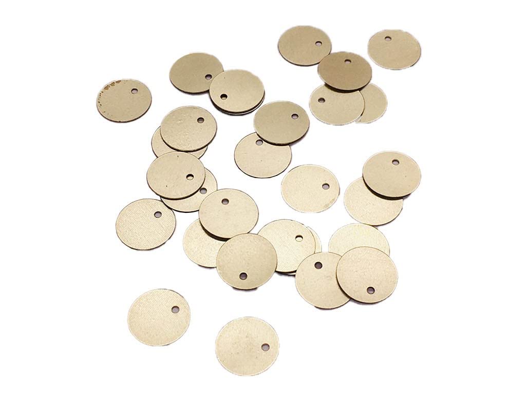 The Design Cart Water Golden Circular 1 Hole Plastic Sequins for Dress, Suit, Saree, Dupatta, Kurta,Embriodery, Shoes,Size-10mm,Pack of 50 Grams-image-48