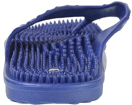 Image of Acupressure slippers for foot massage with magnetic Unisex-Adult (8, Blue)