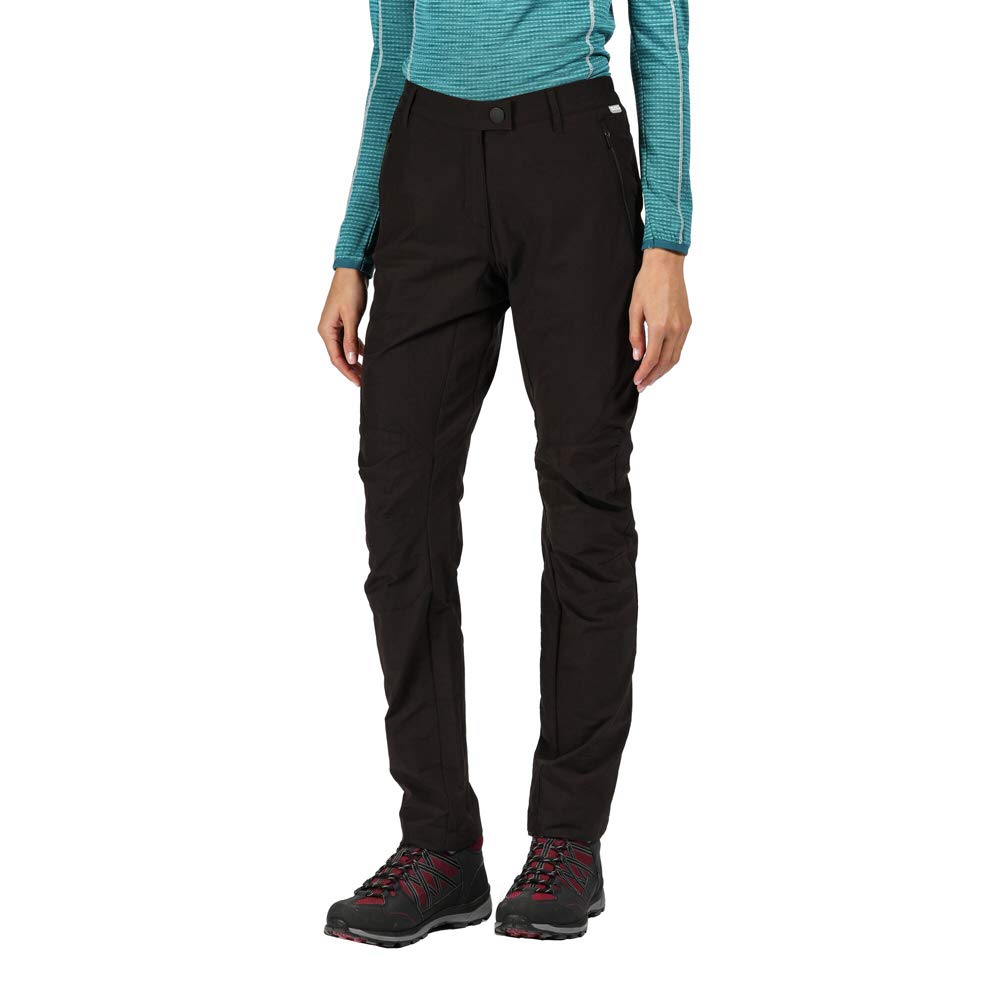 Regatta Women's Highton Stretch Walking Trousers: : Regular Leg: 2 Black Size 20 - Outdoor Action