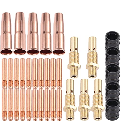 Jiudani BJ643 Mig Welding Gun Kit .035 Inch Tip-Nozzle-Diffuser-Adapter cover