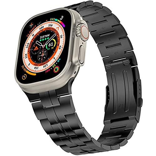 Amazon.co.jp: 高級チタンバンド Apple Watch Ultra/Ultra 2 49mm専用  