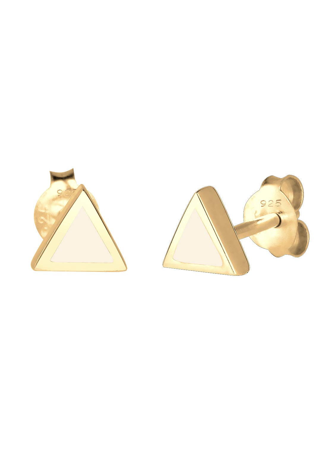 Elli Women's 925 Silver Xilion Cut Stud Earrings