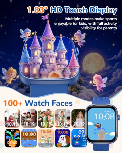 Image of No App Fitness Tracker for Kids Gift ,Smart Watch Toys with 7 Puzzle Games