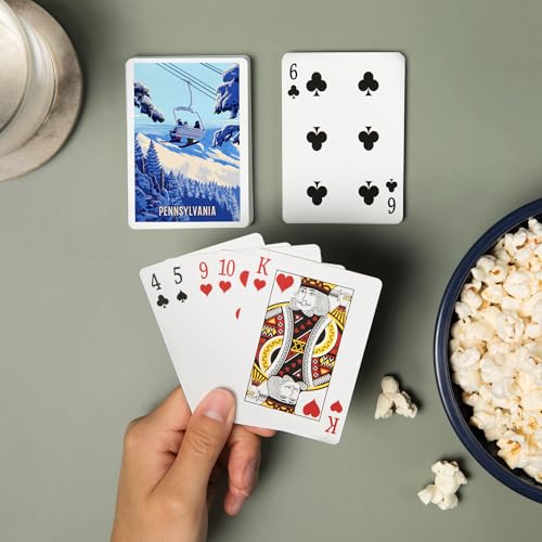 Lantern Press Pennsylvania, Baraja Poker 52 Cartas miniatura 2