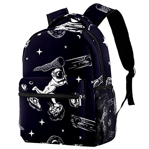Sac à dos pour filles et garçons style drapeau américain rouge et bleu à étoiles