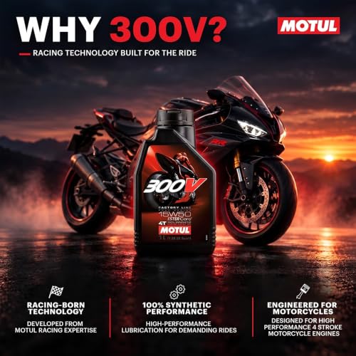 Motul Store Motul 300V 15W-50 1L Ester Core Synthetic Engine Oil - Image 6
