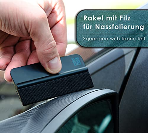 Rakel-Set von KING KONG STATE - hochwertiges Folierungs-Werkzeug-Set mit Präzisionsmesser und Folienrakel – Bild 4