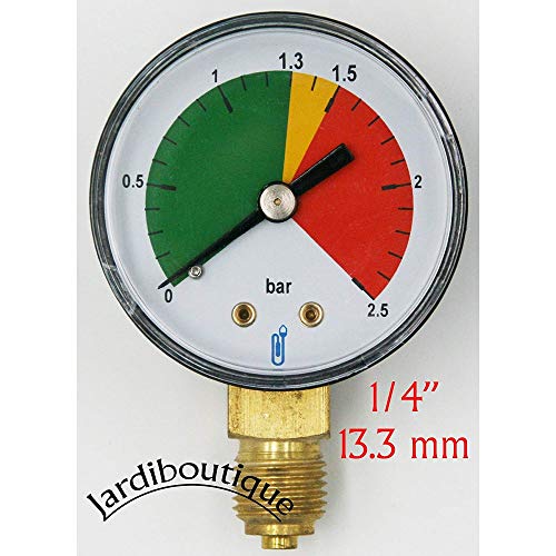 jardiboutique - Manomètre Piscine MANOPI Filetage 1/4 Pouce Cover