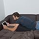 Formalind – Der Fantastische Minikeil 60x40x20cm – Vielseitiges Keilkissen. Lesekissen für Bett & Couch. Komfortable Rückenlehne mit waschbarem Bezug. Formstabiles Reflux Kissen. Schwarz