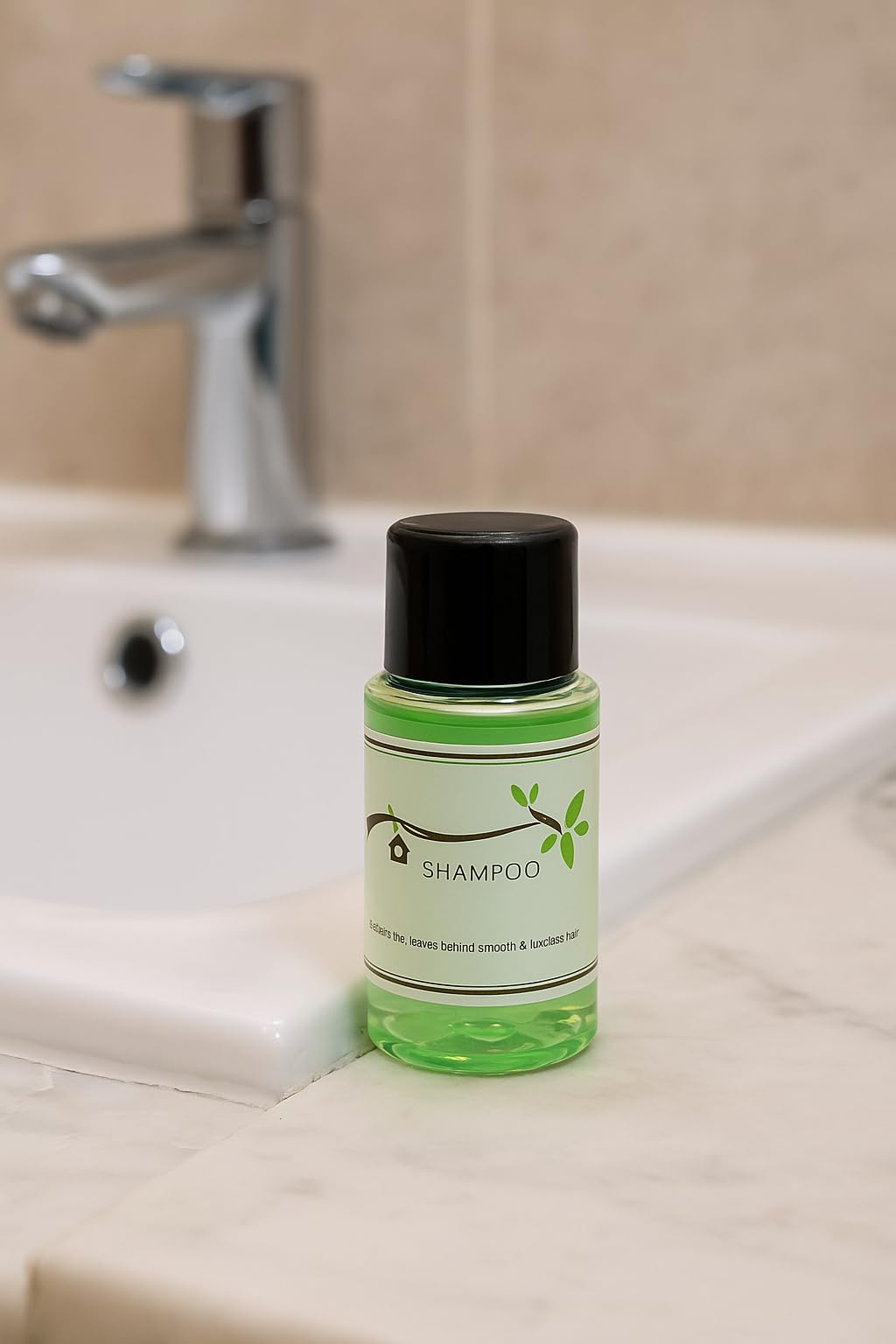 Purely Serene Hotel Shampoo 20ml Bottles Pack of 100 | Mini Travel Size | Individually Packed Guest Amenities for Hotels, Resorts, PG, Airbnb 3