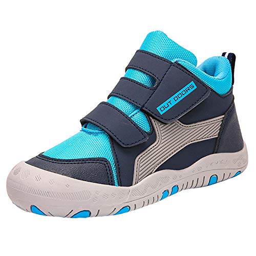 CERYTHRINA Kids Hiking Ankle Shoes Water Resistant Anti Collision Boots Athletic Outdoor Sneakers