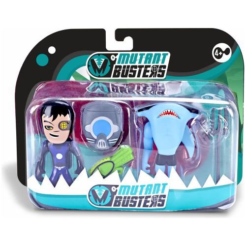 Mutant Busters Action Pack. Shooter and Sharco (Famosa) (700012997)