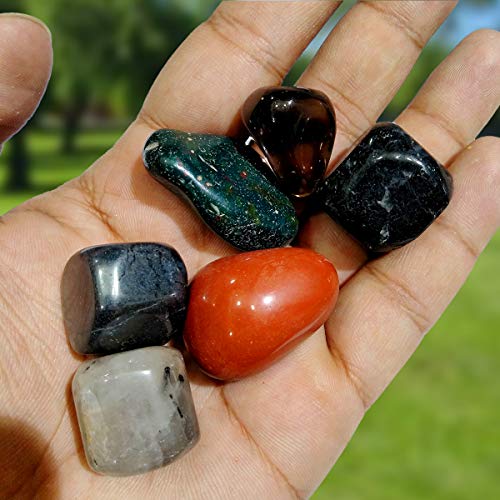 Image of Reiki Crystal Products Certified Natural Crystal Tumble Stone Kit | Multiple Crystal Stone Sets for Meditation, Reiki, Chakra & Spiritual Practices