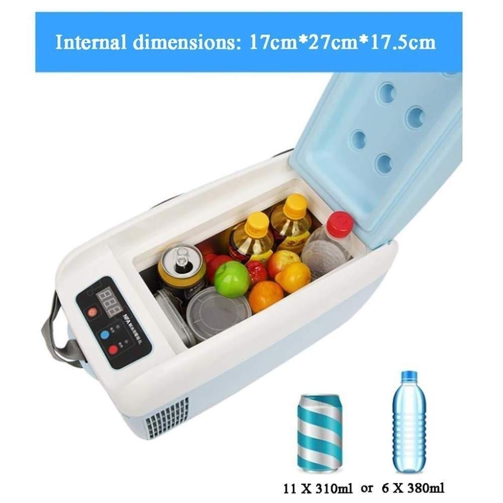 Frigorifero Portatile Mini Frigo for Auto - 12V Auto Scatola di Riscaldamento Congelatore - 8L Frigorifero Portatile for Auto, Viaggi, Campeggio Uso Esterno