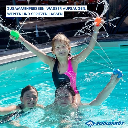 Schildkröt Water Squeezies 3er Set, Wasserbombeneffekt, für Kinder ab 3 Jahren, Ideal für Pool, Schwimmbad, Badewanne